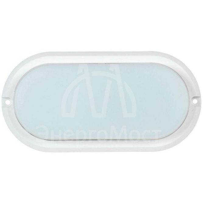 Светильник светодиодный ДПО 4011 8Вт 4000К IP54 овал бел. IEK LDPO0-4011-8-4000-K01