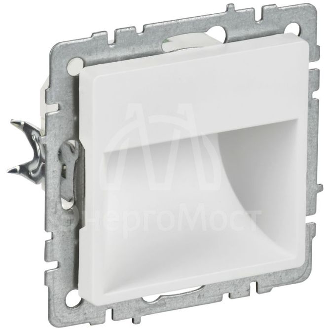 Подсветка светодиодная BRITE ПЛ20-БрАБ встраив. механизм арктич. бел. IEK BR-FL20-K91