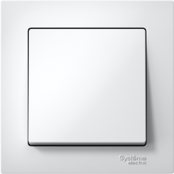 Выключатель 1-кл. AtlasDesign (сх. 1) 10AX быстрозажим. клем. в сборе бел. SE ATN000112S