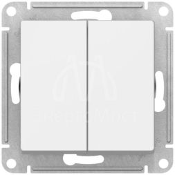 Переключатель перекрестный 2-кл. AtlasDesign 2хсх.7 10АХ механизм лотос SE ATN001373