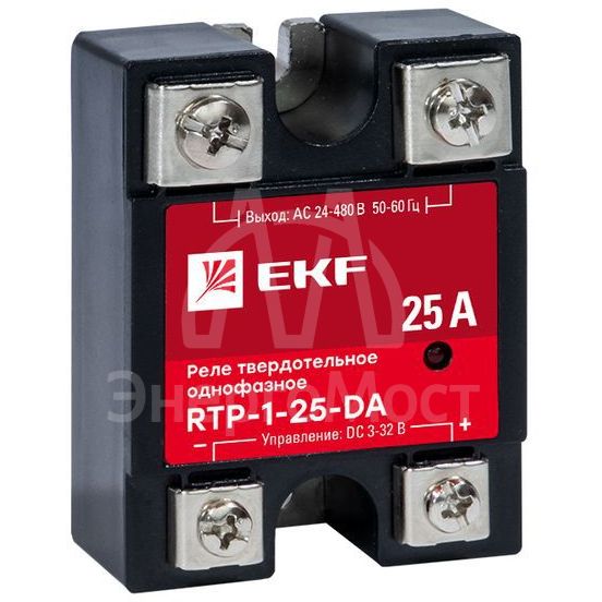 Реле твердотельное однофазное RTP-25-DA PROxima EKF rtp-1-25-da
