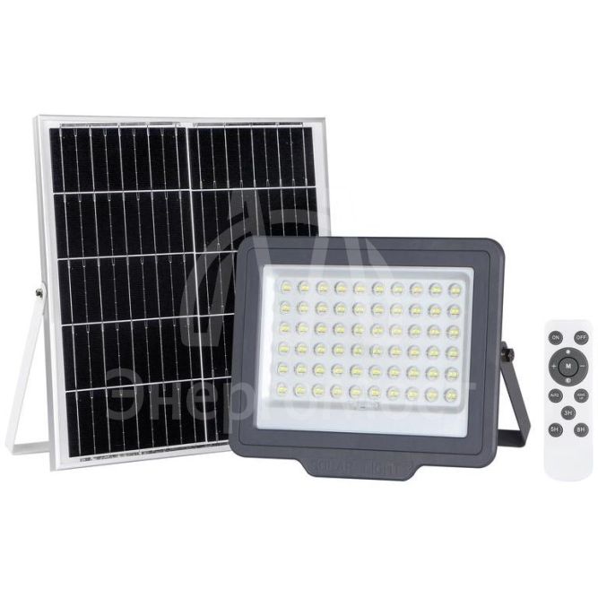 Прожектор светодиодный PFL SOLAR 150 6500К IP65 (в компл. с солнечной панелью и пультом) JazzWay 5044425