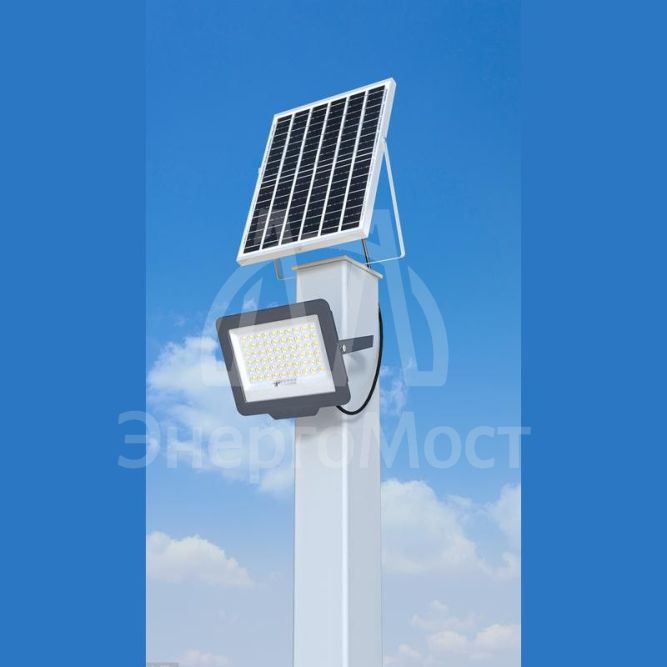 Прожектор светодиодный PFL SOLAR 150 6500К IP65 (в компл. с солнечной панелью и пультом) JazzWay 5044425