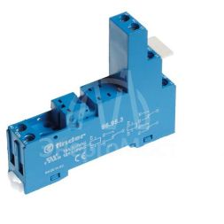 Розетка с винт. клеммами (с зажимной клетью) для реле 40.51 40.52 40.61 44.52 44.62 модули 99.80 в комплекте пластик. клипса 095.91.3 син. FINDER 95953SPA