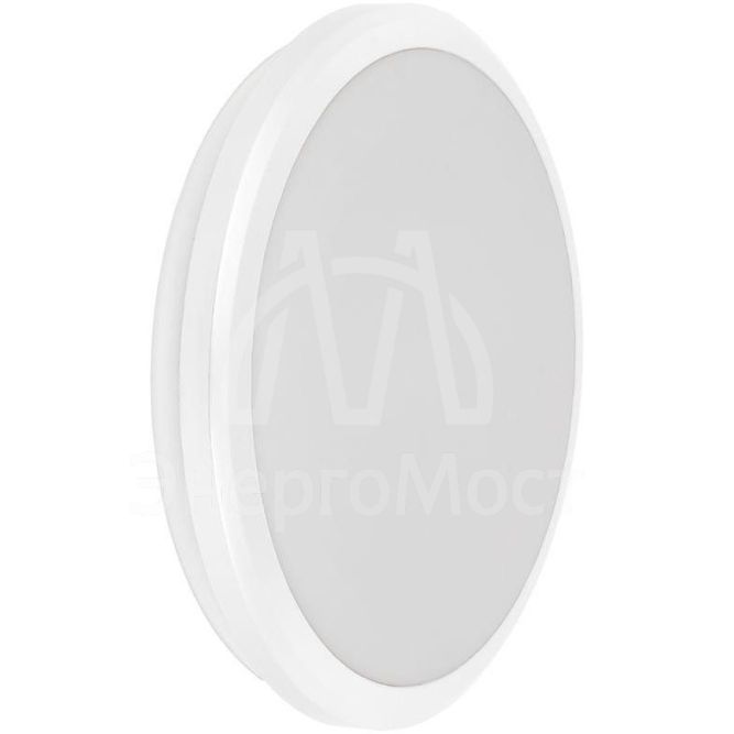 Светильник светодиодный ДПБ 3001 12Вт IP54 4000K круг бел. IEK LDPB0-3001-12-4000-K01