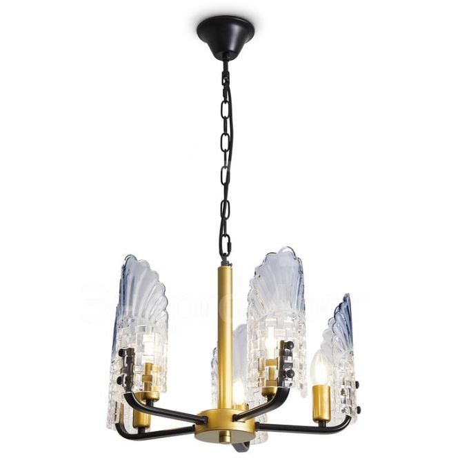 Светильник Ollie 5х40Вт E14 IP20 подвесной Freya FR5525PL-05GB