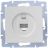 Розетка компьютерная 1-м СП Vesna механизм бел. LEZARD 742-0288-139