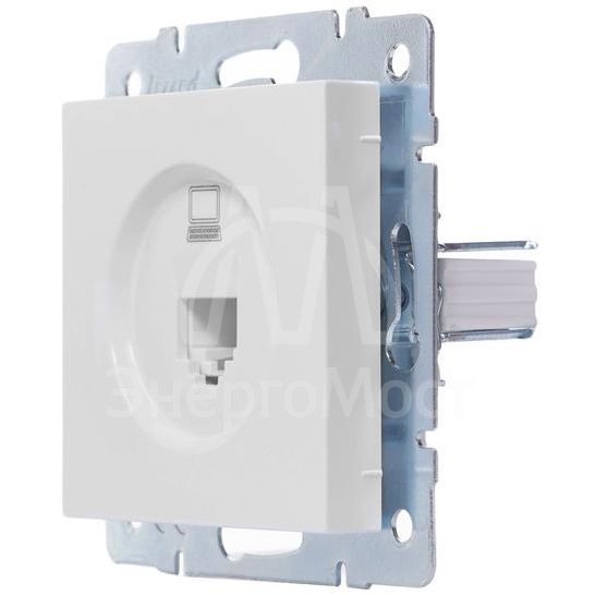 Розетка компьютерная 1-м СП Vesna механизм бел. LEZARD 742-0288-139