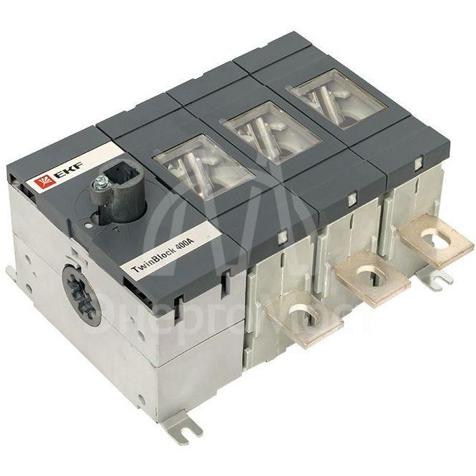 Рубильник 3п 400А без рукоятки управления TwinBlock PROxima EKF tb-s-400-3p