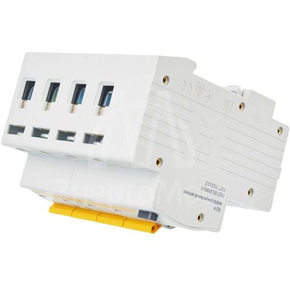 Выключатель автоматический дифференциального тока 4п C 40А 30мА тип AC 4.5кА АД-14 IEK MAD10-4-040-C-030