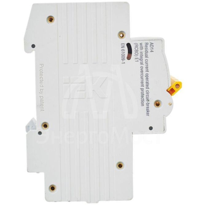 Выключатель автоматический дифференциального тока 4п C 40А 30мА тип AC 4.5кА АД-14 IEK MAD10-4-040-C-030