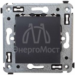 Вывод кабеля из стены Avanti &amp;quot;Черный матовый&amp;quot; DKC 4412983