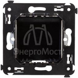 Вывод кабеля из стены Avanti &amp;quot;Черный матовый&amp;quot; DKC 4412983