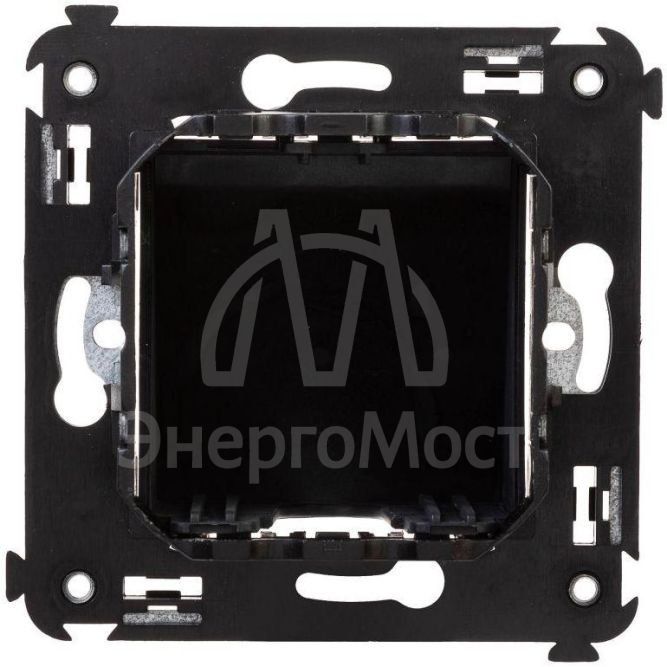 Вывод кабеля из стены Avanti &amp;quot;Черный матовый&amp;quot; DKC 4412983