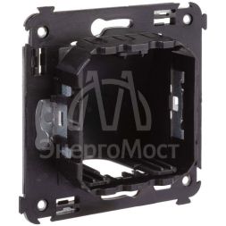 Вывод кабеля из стены Avanti &amp;quot;Черный матовый&amp;quot; DKC 4412983