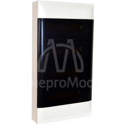 Щиток пластиковый навесной Practibox S 4х12 дым. дверь Leg 135614