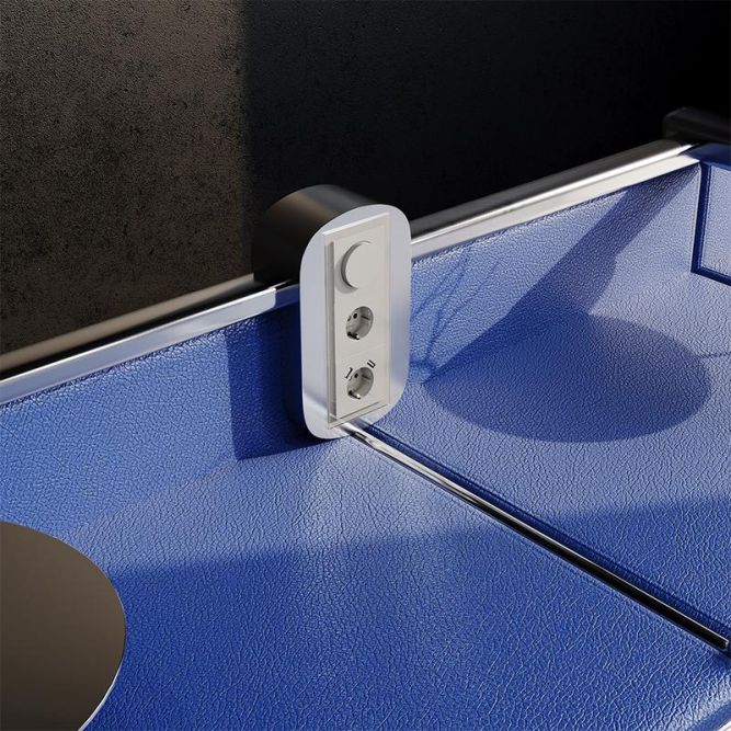 Рамка 3-м S70 стеклян. кашемир Voltum VLS110303