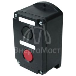 Пост кнопочный ПКЕ 222-2 У2 10А 660В 2 элемента черн. и красн. цилиндр накладной IP54 пост управления Электротехник ET519076