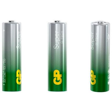 Элемент питания алкалиновый AA/LR6 1.5В Super Alkaline G-Tech 15AA21-2CRSBC2 20/160 (блист.2шт) GP 1223