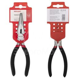 Тонкогубцы 180мм обливные рукоятки Rexant 12-4618-1