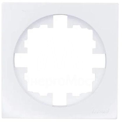 Рамка 1-м OSEN горизонт. квадрат бел. LEZARD 743-0200-146