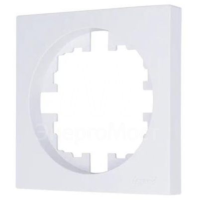 Рамка 1-м OSEN горизонт. квадрат бел. LEZARD 743-0200-146