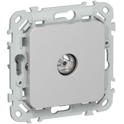 Розетка телевизионная оконечная СП FLITE РТВм-1-1-1-ФлА тип M экранир. механизм алюм. IEK FI-A13-O-K47