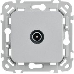 Розетка телевизионная оконечная СП FLITE РТВм-1-1-1-ФлА тип M экранир. механизм алюм. IEK FI-A13-O-K47