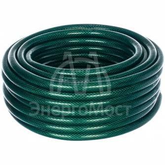 Шланг поливочный ПВХ трехслойн. армир. 1/2 25м зел. Вихрь 73/7/2/13