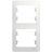 Рамка 2-м Glossa верт. бел. SchE GSL000106