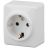 Розетка 1-м ОП Эра Эксперт 11-2203-01 16А IP20 250В 2P+E Schuko бел. Эра Б0020685