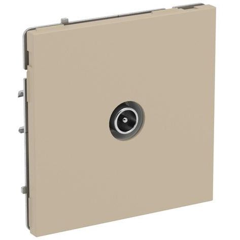 Розетка телевизионная проходная TV KANT ванильн. марципан DKC 7015513