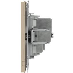 Розетка телевизионная проходная TV KANT ванильн. марципан DKC 7015513