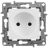 Механизм розетки 1-м СП Etika 16А IP31 250В 2P без заземл. защ. шторки немецк. стандарт винт. клеммы бел. Leg 672234