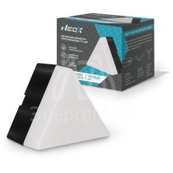 Светильник-коннектор ДБО-ТР-LINE 10Вт 4000К 1000лм 230В треугольный черн. NEOX 4690612039688