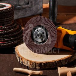 Круг лепестковый торцевой P24 125х22.2мм Kranz KR-90-0010