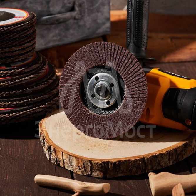 Круг лепестковый торцевой P24 125х22.2мм Kranz KR-90-0010