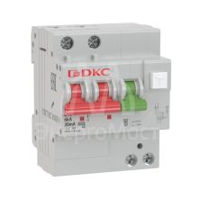 Выключатель автоматический дифференциального тока с защитой от сверхтоков YON MDV63-22C20-A 2п 30мА DKC MDV63-22C20-A