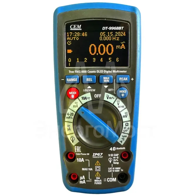 DT-9968BT Мультиметр цифровой с функцией True RMS
