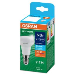 Лампа светодиодная LED G4 Value LVR3940 5W/965 CRI95 5Вт 6500К 500лм грибовидная матов. E14 170-250В OSRAM 4610590511693