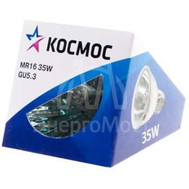 Лампа галогенная MR16 35Вт 12В GU5.3 FMWc Космос LKsmMR1612V35W