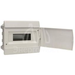 Щит ЩРВ-П-12 IP41 бел. дверца (пром. упак.) Basic EKF pb-v-12w-bas