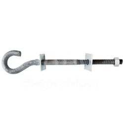Крюк сквозной KP 16/240 МЗВА 00000001762
