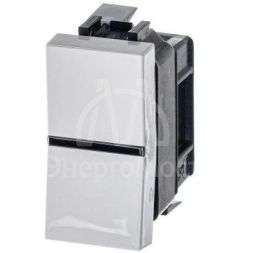 Механизм переключателя 1-кл. 1мод. СП Zenit 16А IP20 с клавишей альп. бел. ABB 2CLA210200N1101