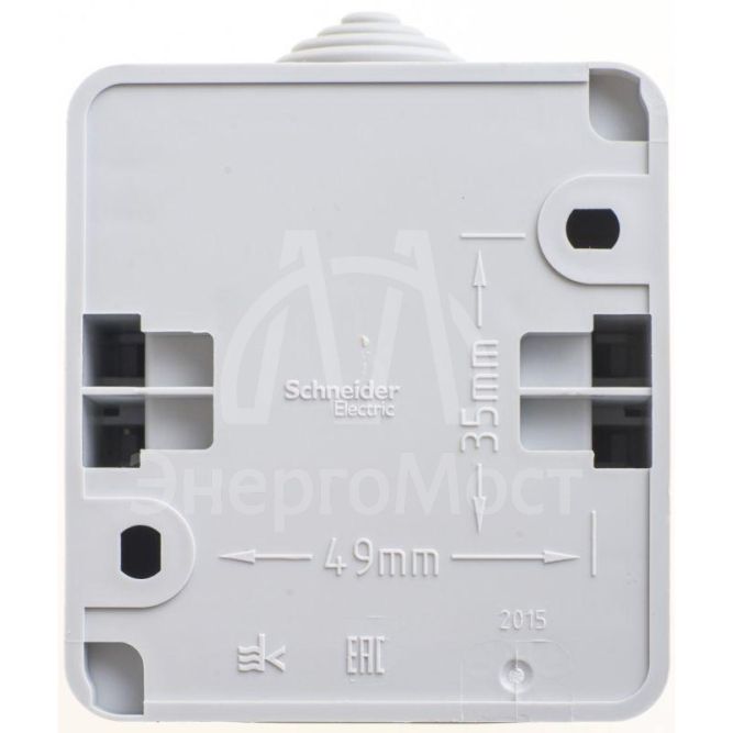 Выключатель 1-кл. ОП Этюд 10А IP44 10AX сер. SchE BA10-041C