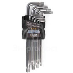 Набор ключей TORX КТ-9 (Т10-Т50) КВТ 79202