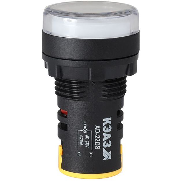 Лампа AD22DS(LED) матрица 22мм 24В AC/DC бел. КЭАЗ 303926