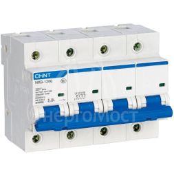 Выключатель автоматический модульный 4п C 80А 10кА NXB-125 (R) CHINT 816147