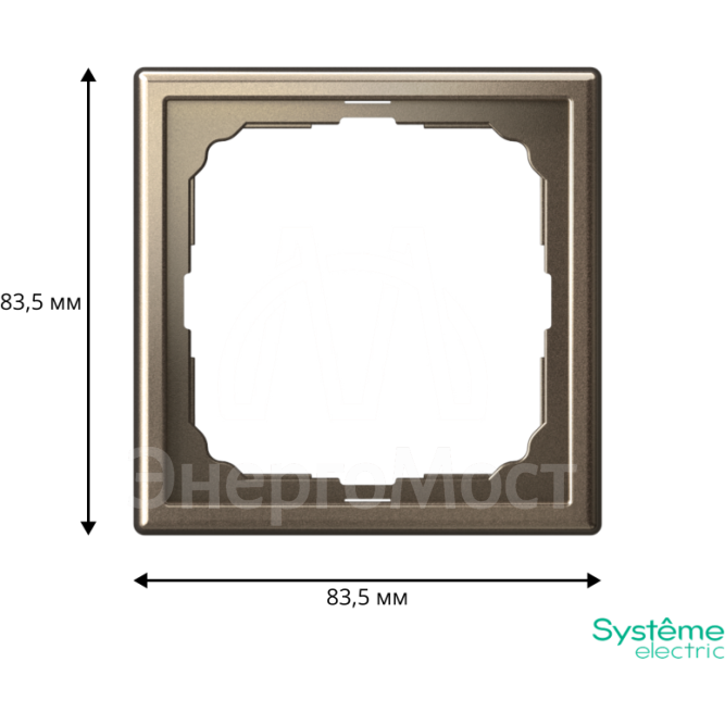 Рамка 1-м ArtGallery мокко SE GAL000601