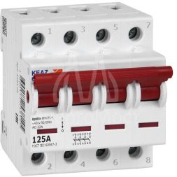 Выключатель нагрузки модульный OptiDin BM63PL-4125-УХЛ3 (ВМ63PL) КЭАЗ 328179